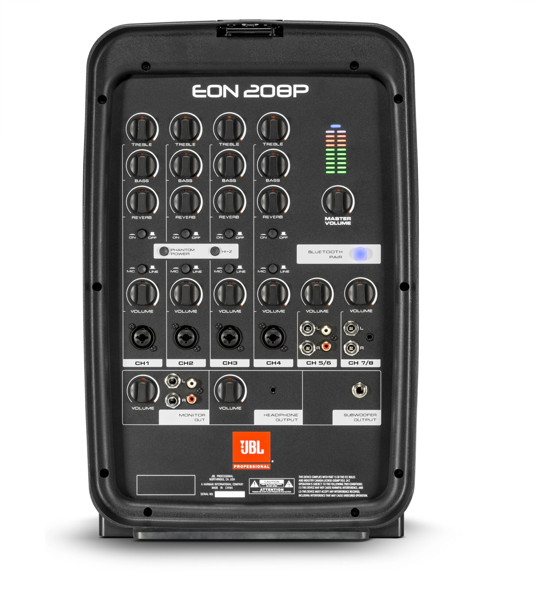AUDIOIBIZA Sistema integrado con mezclador y Blutetooth JBL EON208P 1